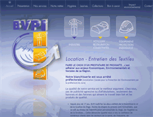 Tablet Screenshot of blanchisserie-bvpi.fr